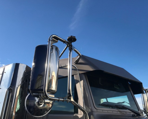 Lights on Truck mirror