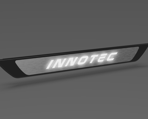 Illuminated Sill Plates for car doors