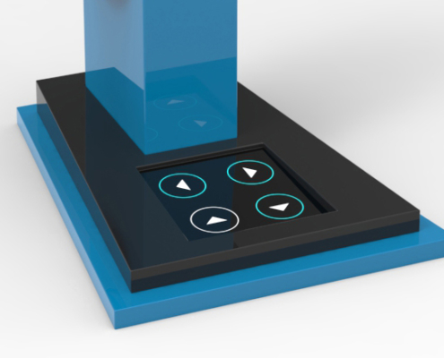 LED Capacitive touch with UV