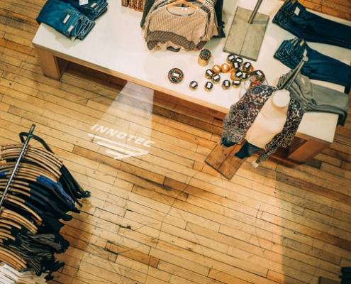 LED Micro Projector for retail application in stores
