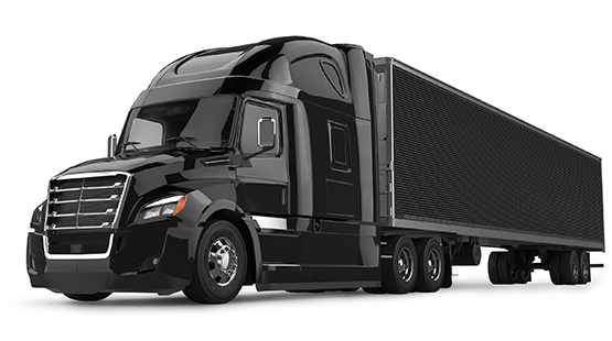 Semi Truck 3d Rendering Isolated On White
