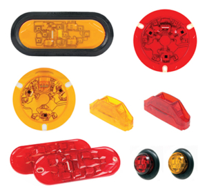 Commercial vehicle LED marker lights