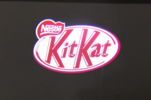 KitKat Projector Logo Projection